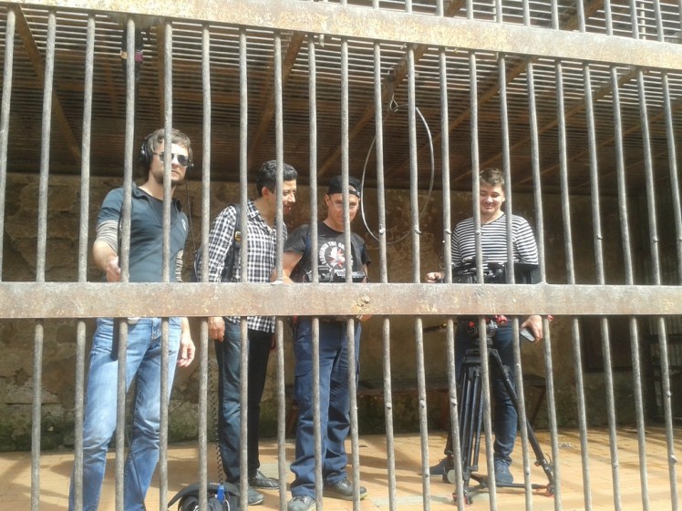 Our Crew in the Monkey's Cage